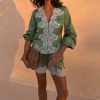Green Lace Romi Top