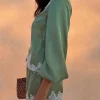 Green Lace Romi Top