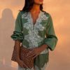 Green Lace Romi Top