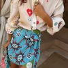 Morocco Mini Wrap Skirt