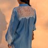 Blue Lace Marley Shirt