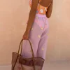 1361-pink-elissa-trousers-with-sun-foil-4.webp Pink Elissa Trousers with Sun Foil