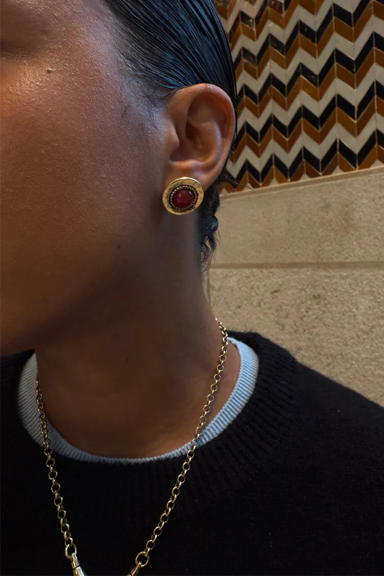 1434-deloris-red-circle-earrings-5.webp Deloris Red Circle Earrings