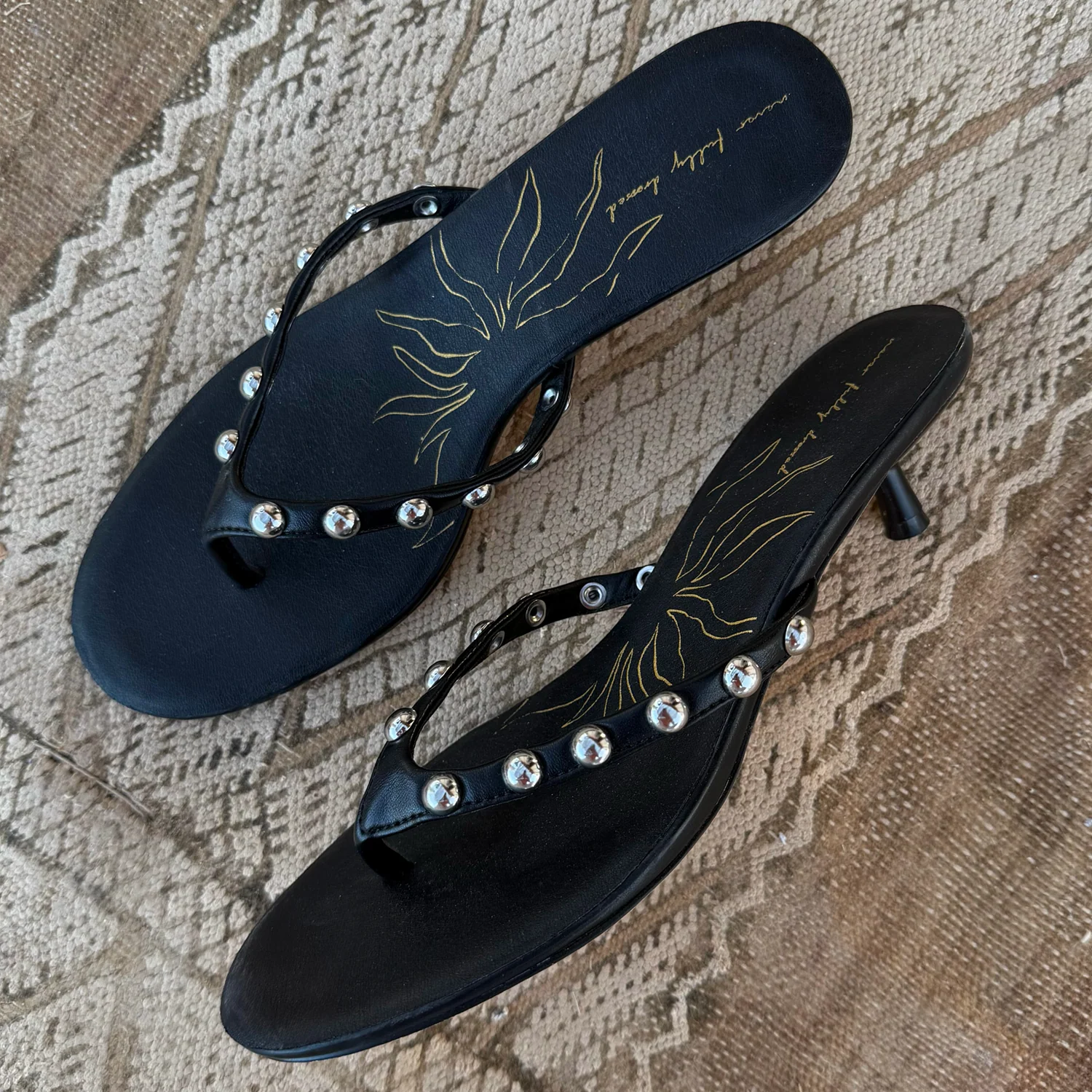 1481-black-stud-sandal-mule-1.webp Black Stud Sandal Mule