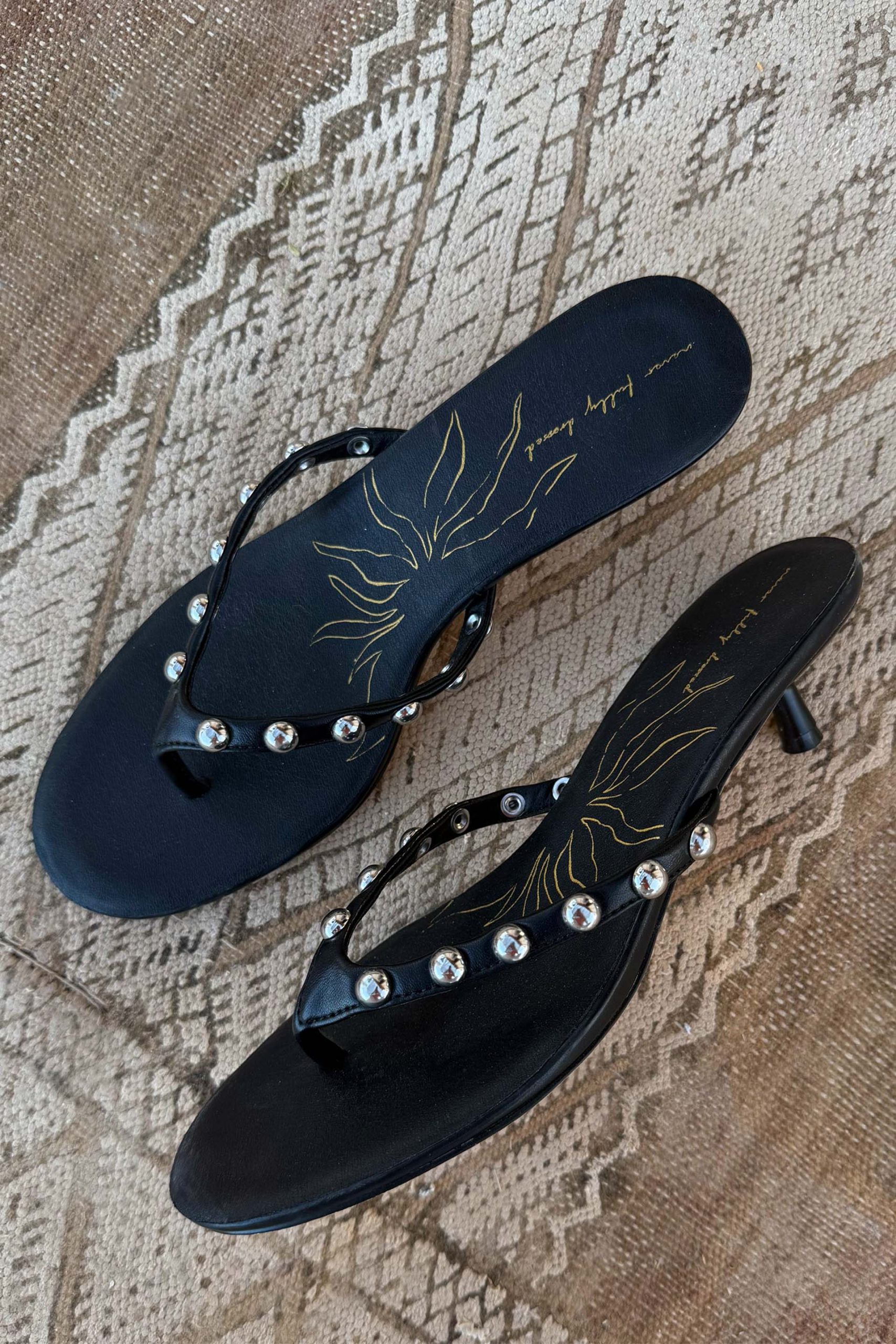 1481-black-stud-sandal-mule-2.jpg Black Stud Sandal Mule