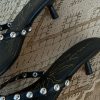 1481-black-stud-sandal-mule-3.jpg Black Stud Sandal Mule