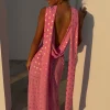 1576-pink-sophie-dress-with-gold-fleck-10.webp Pink Sophie Dress with Gold Fleck