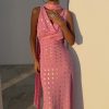 1576-pink-sophie-dress-with-gold-fleck-11.jpg Pink Sophie Dress with Gold Fleck