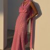 1576-pink-sophie-dress-with-gold-fleck-2.jpg Pink Sophie Dress with Gold Fleck