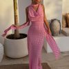 1576-pink-sophie-dress-with-gold-fleck-3.jpg Pink Sophie Dress with Gold Fleck