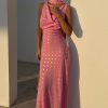 1576-pink-sophie-dress-with-gold-fleck-6.jpg Pink Sophie Dress with Gold Fleck