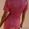 Pink Sequin T-Shirt