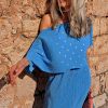 1680-blue-plisse-tilly-dress-with-gold-fleck-4.jpg Blue Plisse Tilly Dress with Gold Fleck