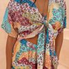 Morocco Tie Front Top