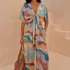 Morocco Tie Front Top