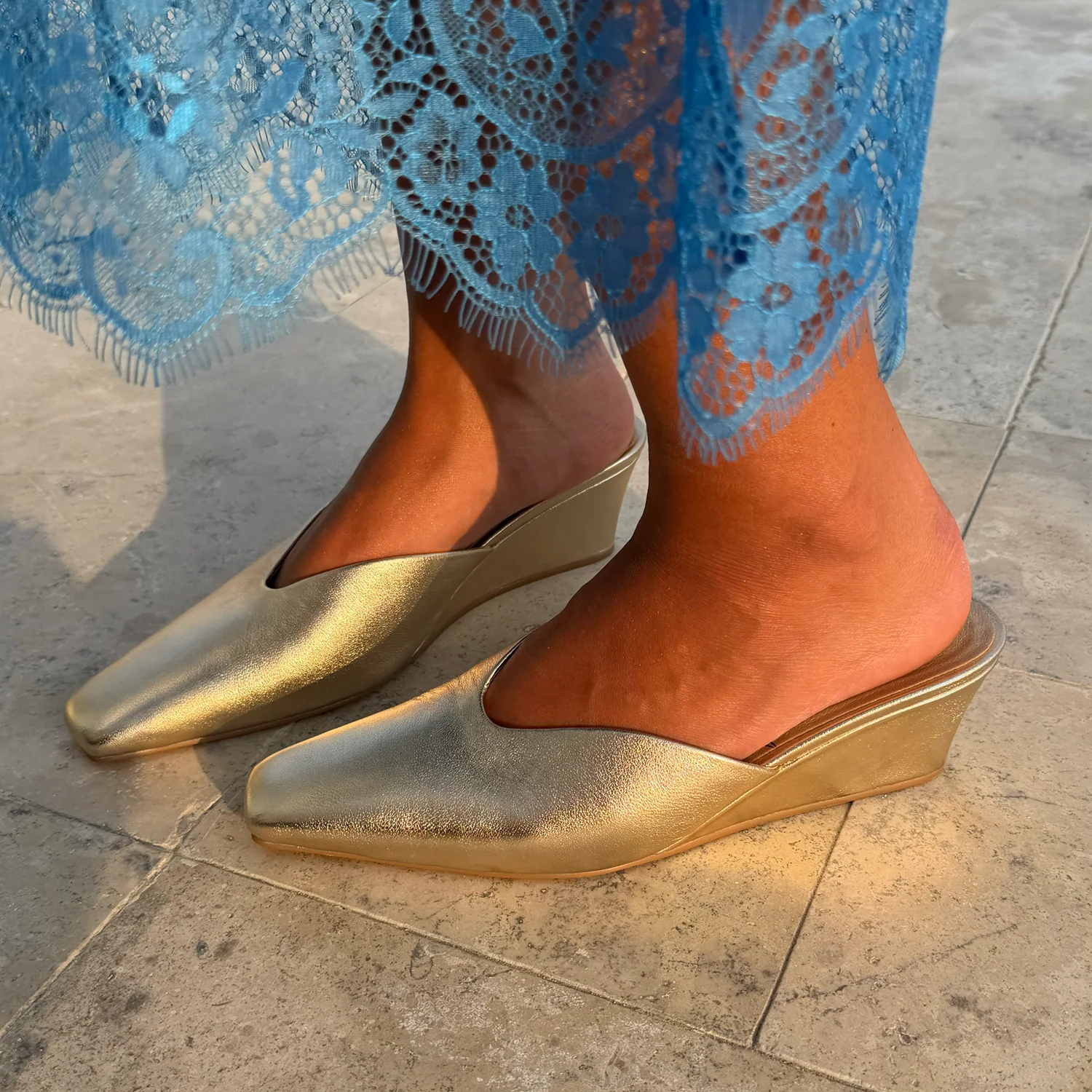 2172-gold-wedge-mule-1.webp Gold Wedge Mule