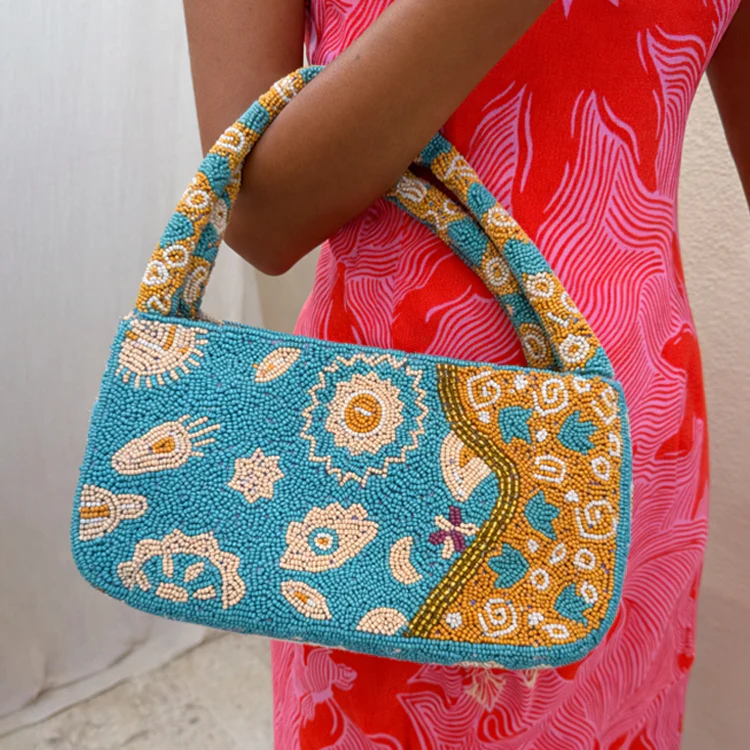 2186-blue-and-yellow-morocco-beaded-bag-1.webp Blue and Yellow Morocco Beaded bag