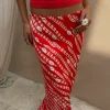 2188-red-snake-print-dorris-skirt-2.webp Red Snake Print Dorris Skirt