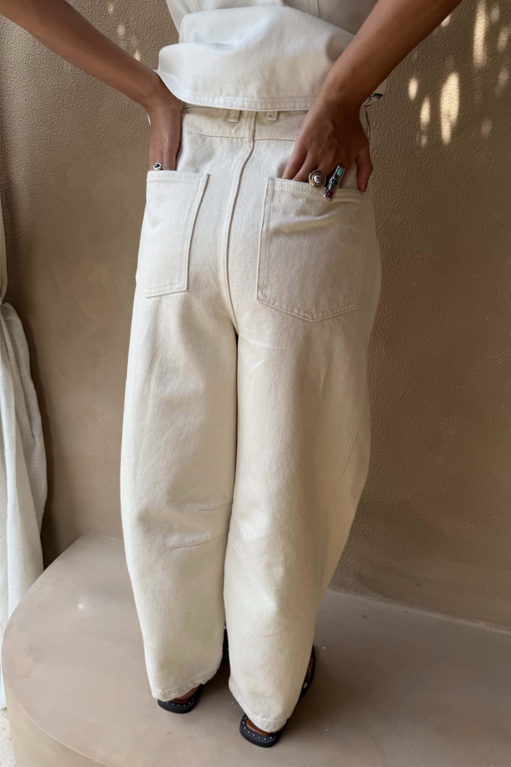 2210-dir-1679091c5a88-6-variation-8.jpg Dolce Vita Embroidered Denim Barrel Leg Jeans