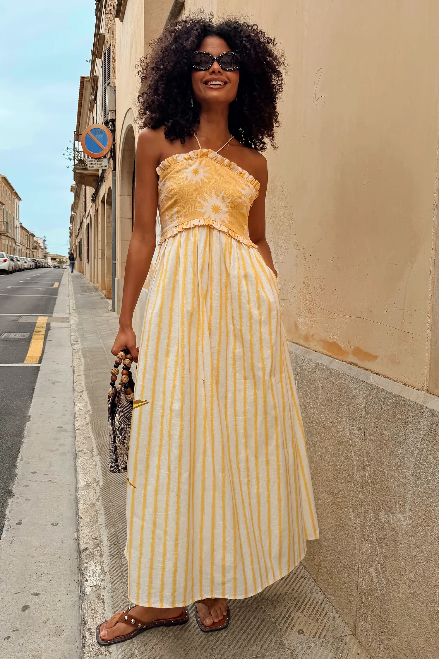2243-yellow-stripe-ashley-dress-2.webp Yellow Stripe Ashley Dress