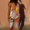 Abstract Lily Top