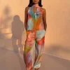Abstract Lily Top