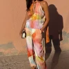 Abstract Lily Top