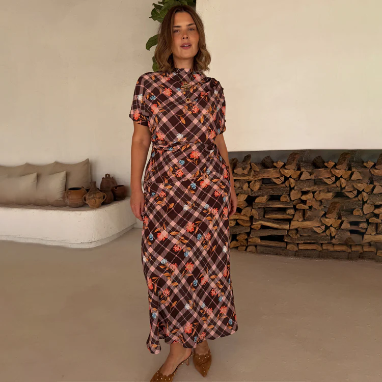2309-check-floral-lottie-skirt-1.webp Check Floral Lottie Skirt