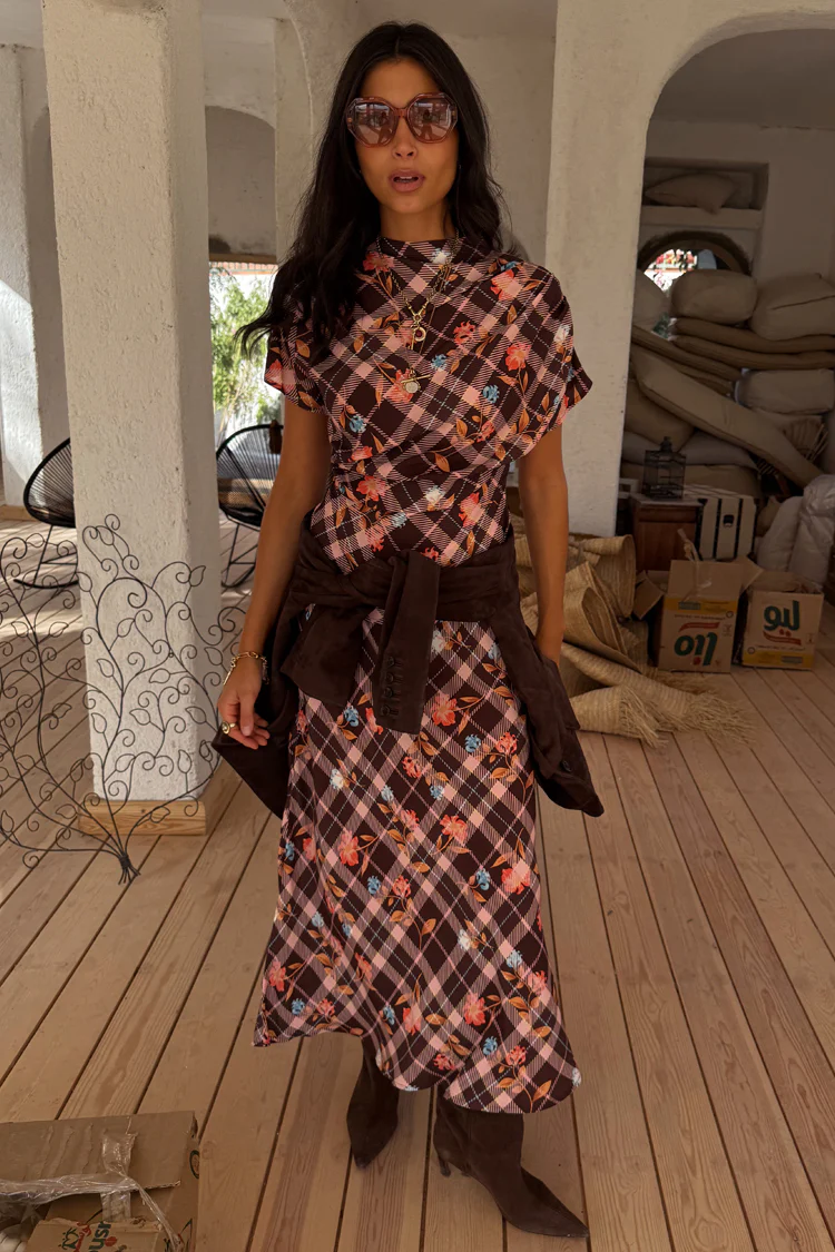 2309-check-floral-lottie-skirt-10.webp Check Floral Lottie Skirt