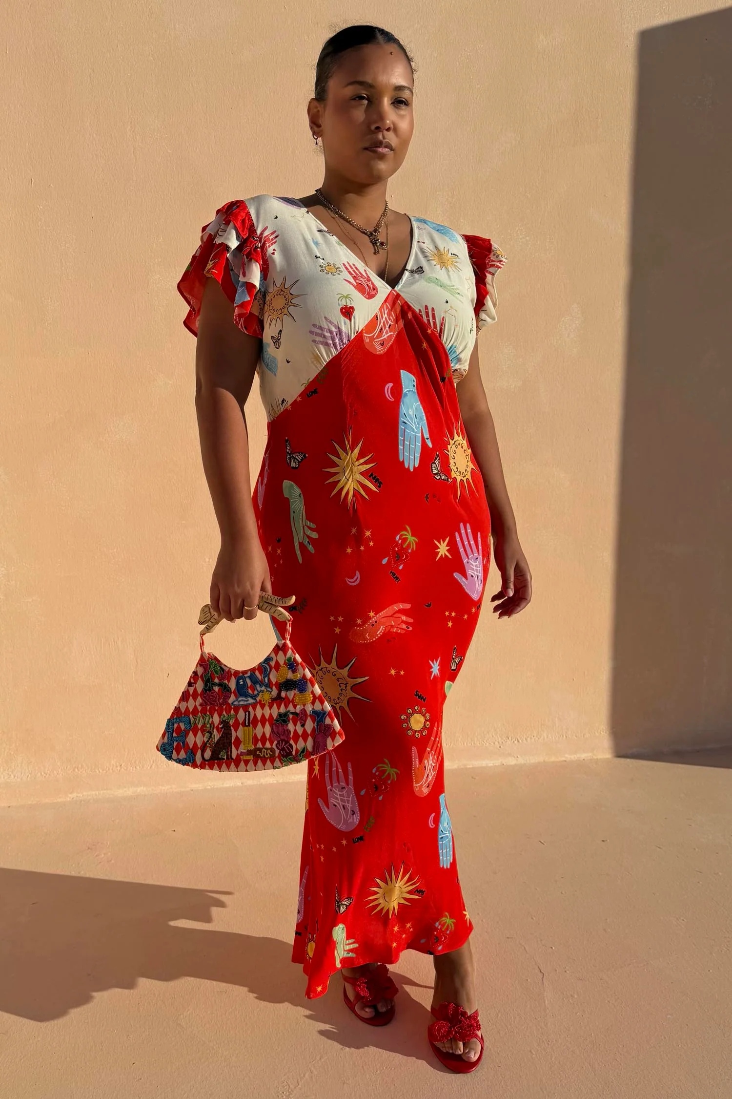 2389-dir-1679091c5a88-6-variation-5.webp Red Celestial Midi Dress