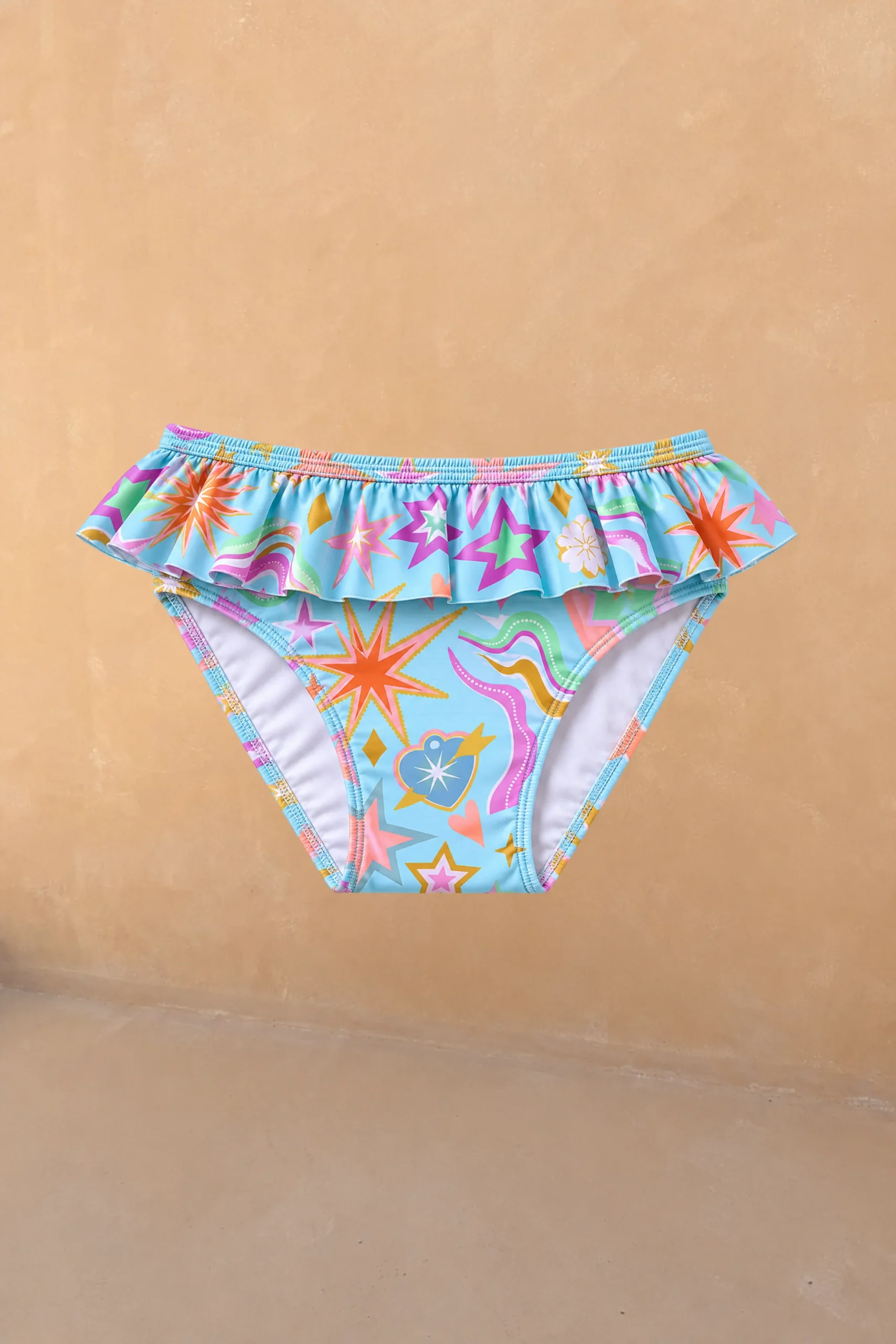 Girl's Starburst Crop Bikini Set