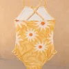 Girl's Yellow Sun Swimsuit