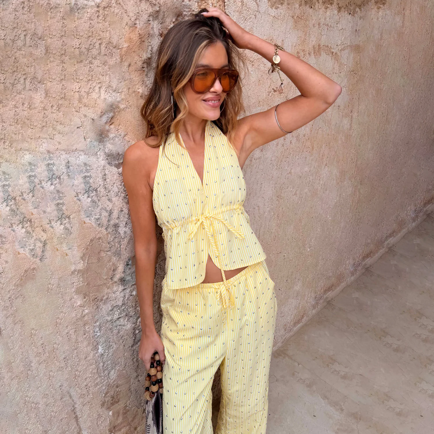 2599-dir-1679091c5a88-6-variation-1.webp Lemon Pinstripe Halter Waistcoat