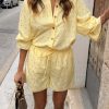 2611-lemon-pinstripe-ellie-shorts-6.jpg Lemon Pinstripe Ellie Shorts
