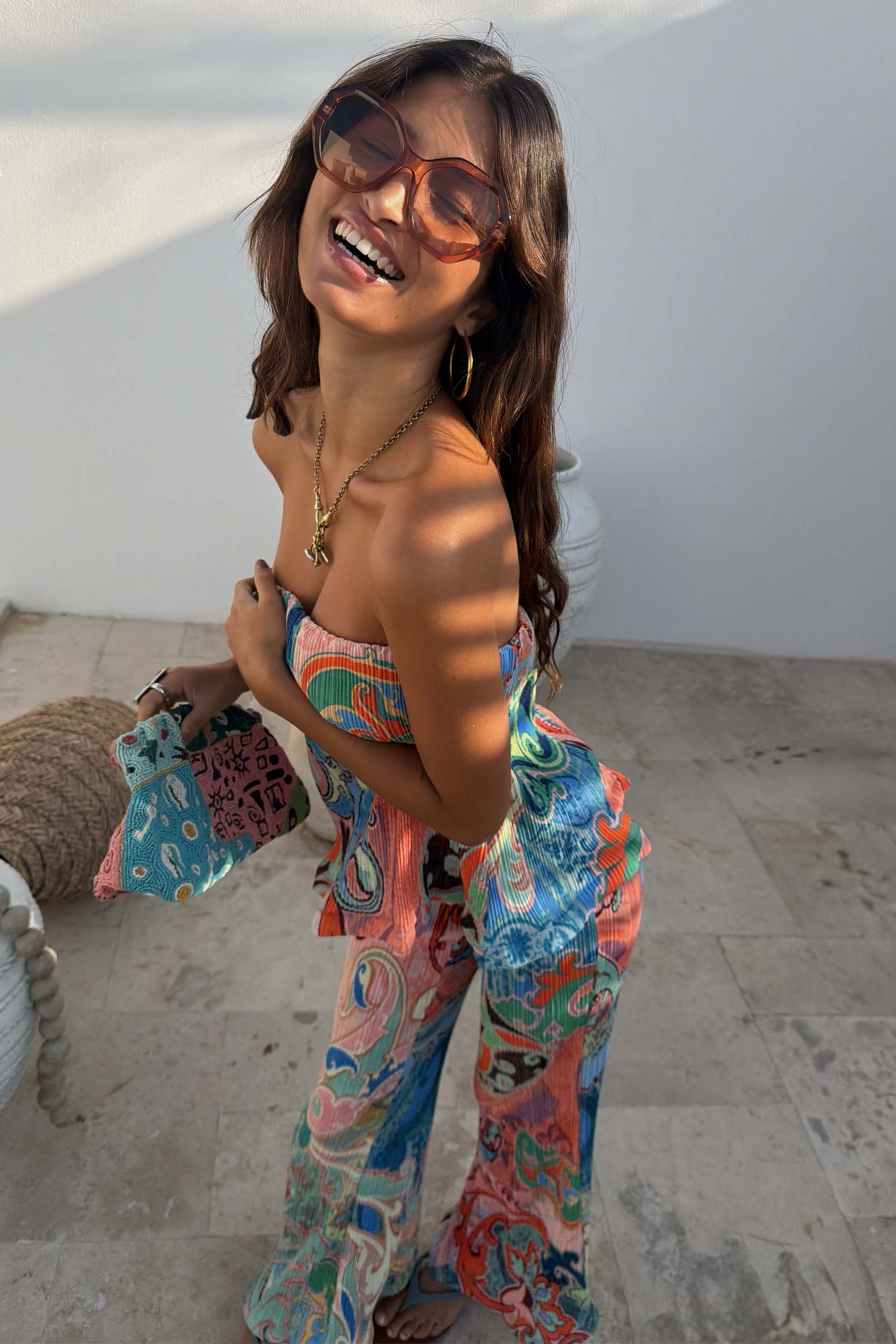 2651-hexagon-orange-sunglasses-3.jpg Hexagon Orange Sunglasses