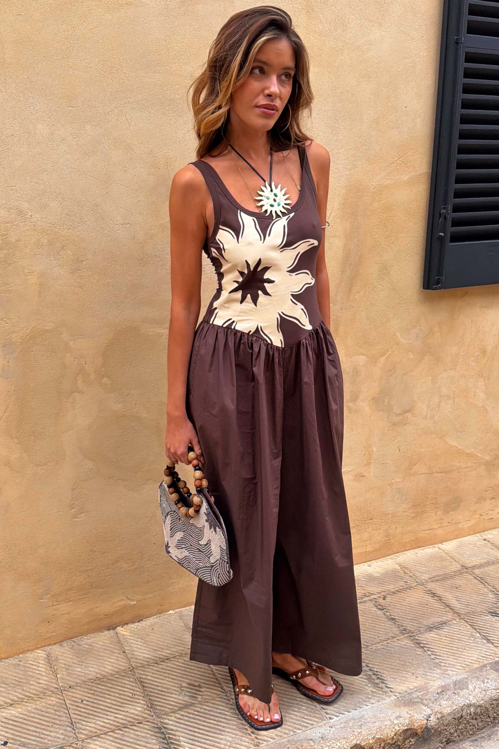 2652-chocolate-sun-poplin-jumpsuit-4.jpg Chocolate Sun Poplin Jumpsuit