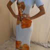 2665-ice-blue-floral-rib-dress-5.jpg Ice Blue Floral Rib Dress