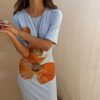 2665-ice-blue-floral-rib-dress-8.jpg Ice Blue Floral Rib Dress