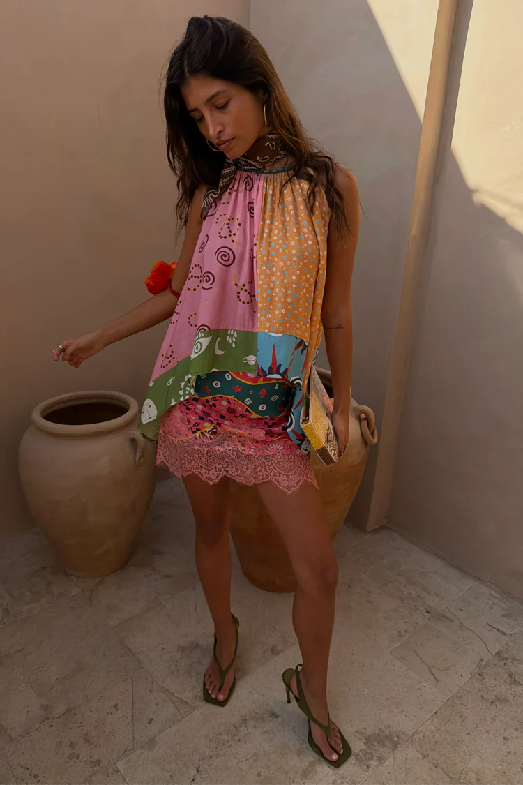 Etta Hankerchief Hem Top