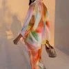 Abstract Cape Shirt