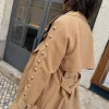 3251-tan-trench-coat-with-gold-studs-12.webp Tan Trench Coat with Gold Studs