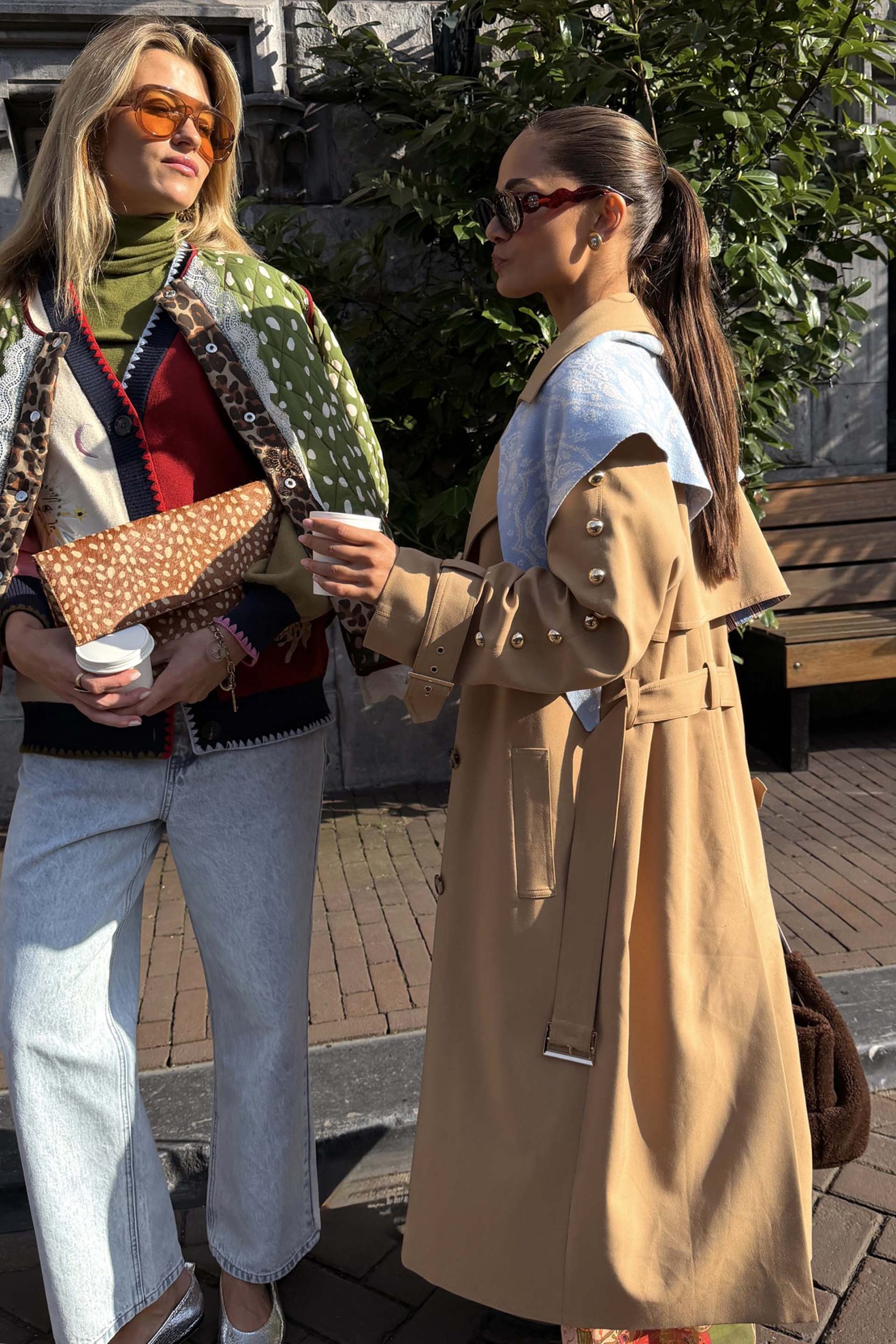3251-tan-trench-coat-with-gold-studs-2.jpg Tan Trench Coat with Gold Studs