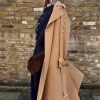 3251-tan-trench-coat-with-gold-studs-7.webp Tan Trench Coat with Gold Studs