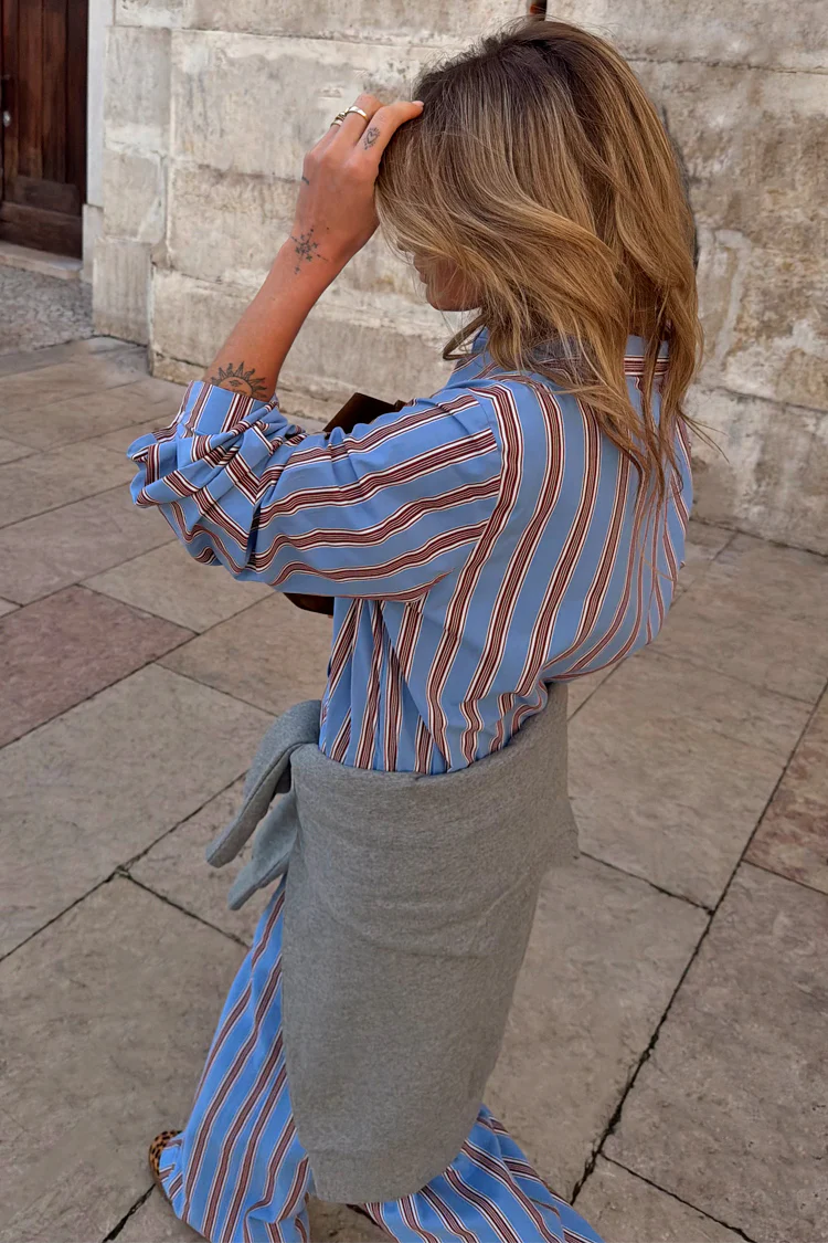 3272-blue-cotton-stripe-miley-shirt-10.webp Blue Cotton Stripe Miley Shirt