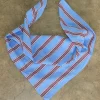 Blue Cotton Stripe Bandana