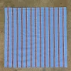 Blue Cotton Stripe Bandana