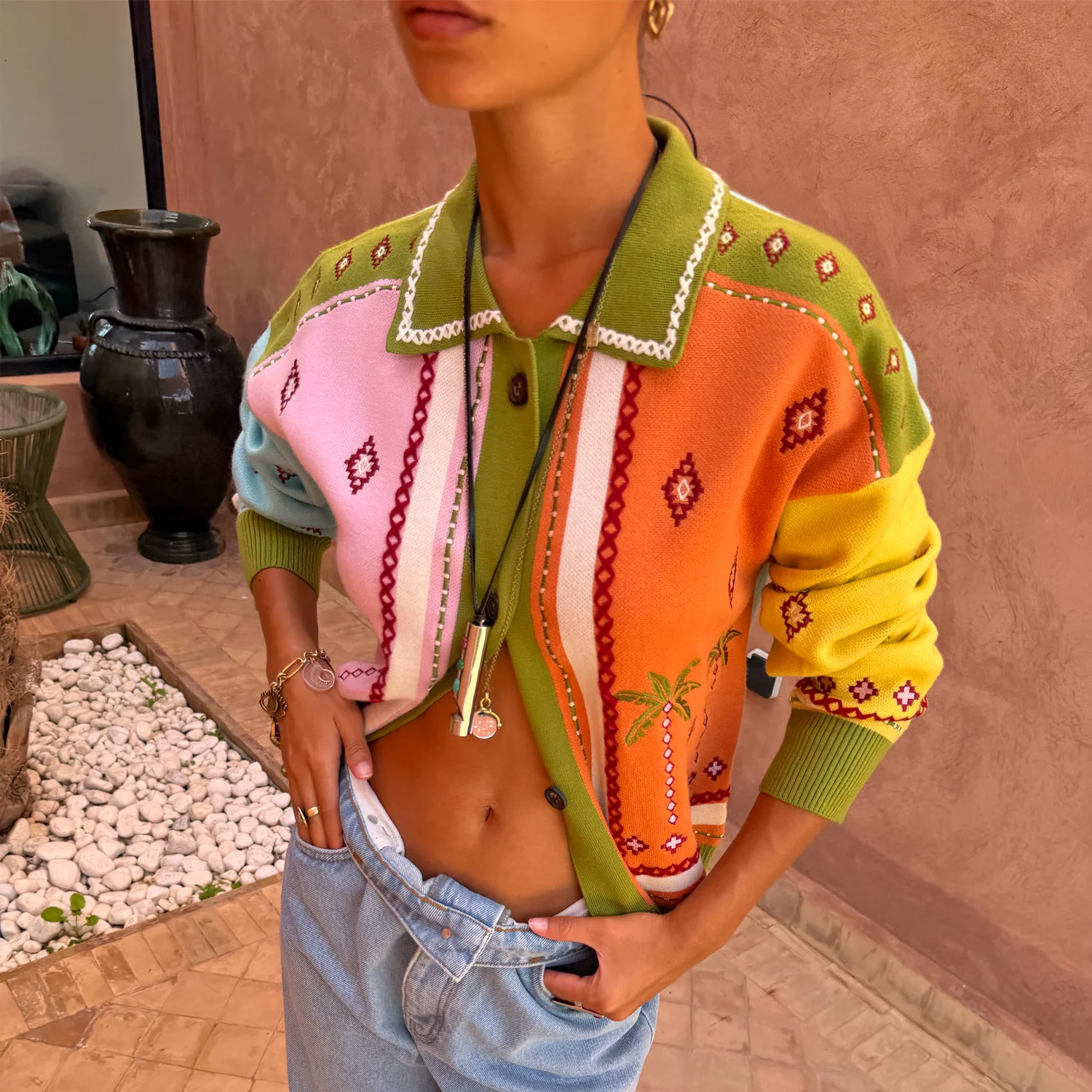 338-geometric-palm-cardigan-1.webp Geometric Palm Cardigan