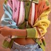 Geometric Palm Cardigan
