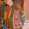Geometric Palm Cardigan