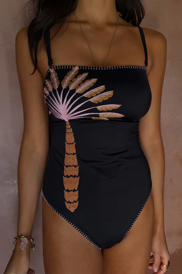 3492-black-palm-embroidered-bandeau-swimsuit-9.webp Black Palm Embroidered Bandeau Swimsuit